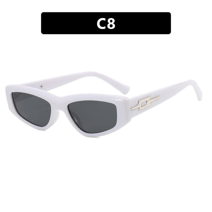 Women's stylish Cat-Eye sunglasses with transparent frame and cool lenses Stornfield