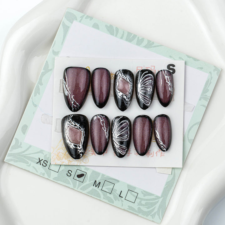 Stylish Press-On Nail Set