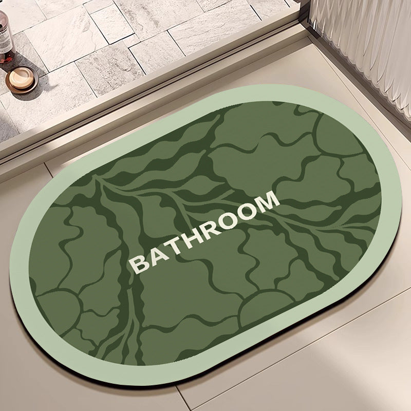 Decorative Floral Bathroom Mat Stornfield