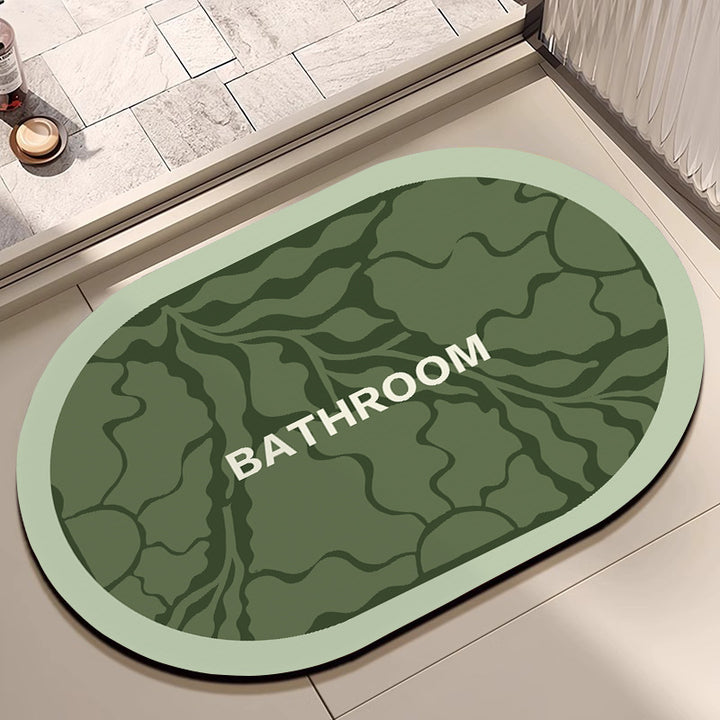Decorative Floral Bathroom Mat Stornfield