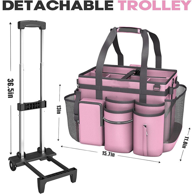 Multifunctional cleaning bag with roll and carry function Stornfield