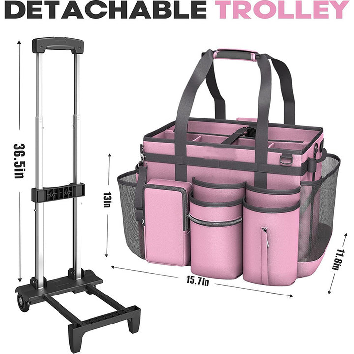 Multifunctional cleaning bag with roll and carry function Stornfield