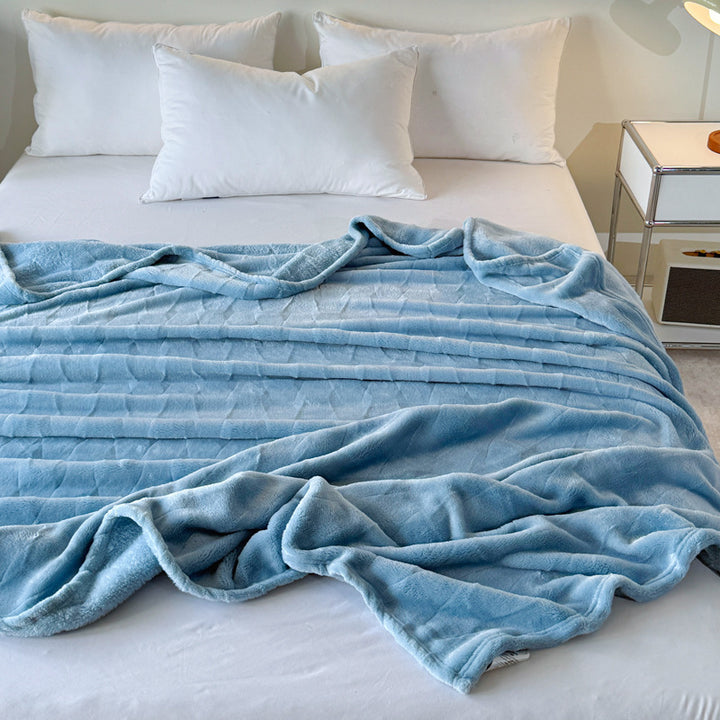 Cozy Textured Throw Blanket