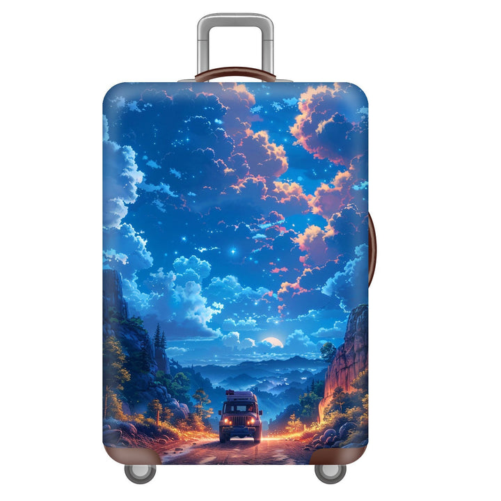 Unisex Hard Shell Suitcase with Dreamy Landscape Design Stornfield