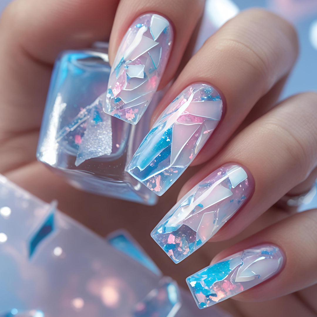 Artificial Nails in Modern Crystal Look Stornfield