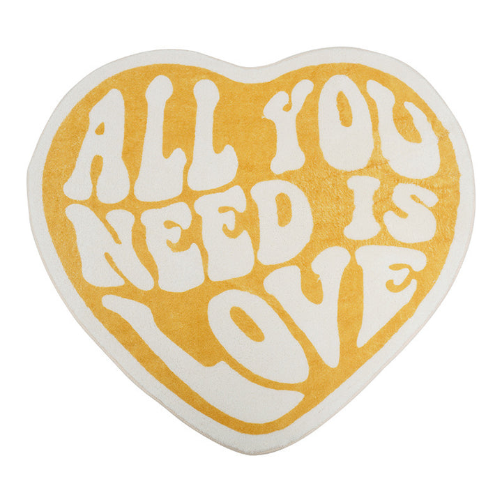 Heart-Shaped Artistic Area Rug