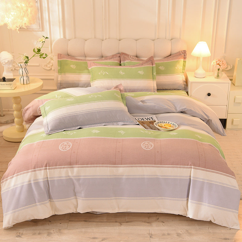 Luxury Striped Bedding Set