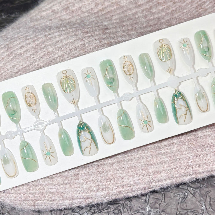 Decorative Press-On Nail Art Set 1790745388