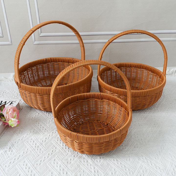 Handcrafted Woven Shopping Basket Stornfield