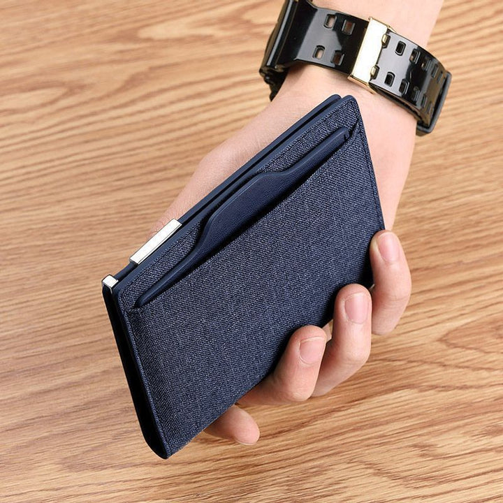 Slim Fabric RFID-Blocking Card Holder Stornfield