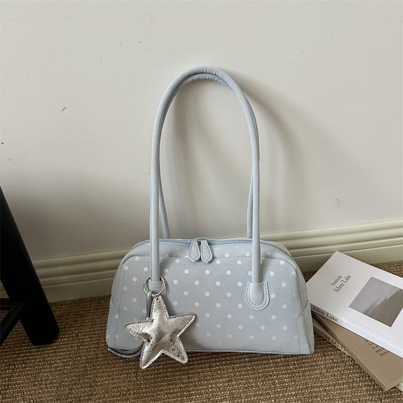 Polka Dot Retro Structured Handbag