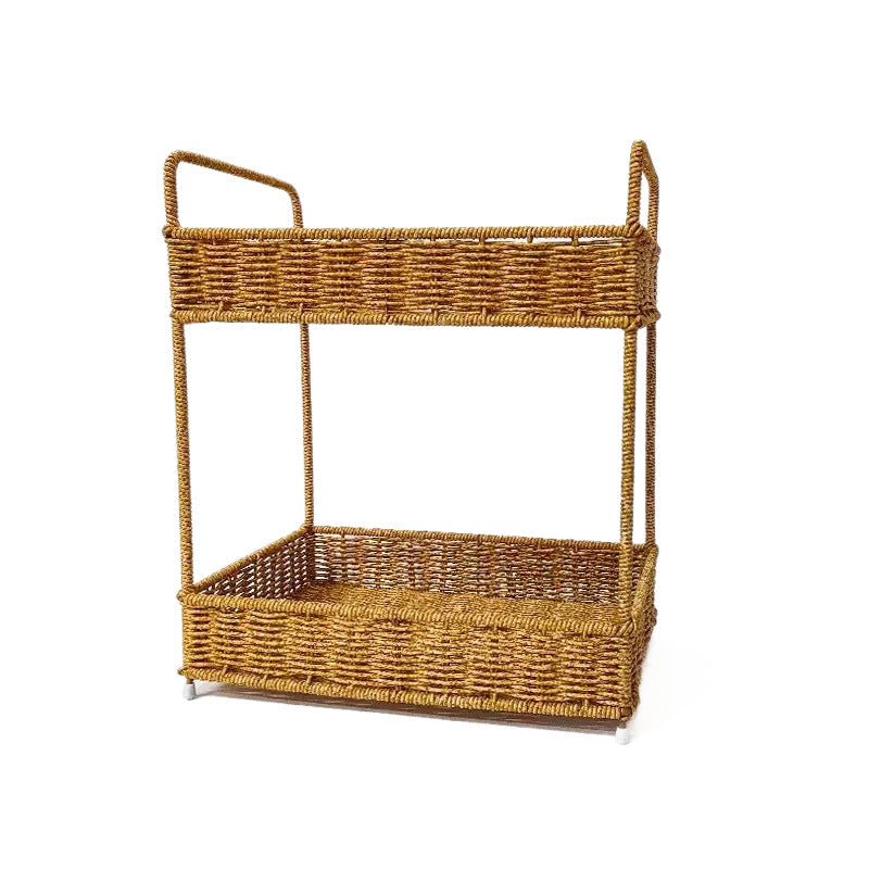 Multi-Tiered Wicker Storage Stand Stornfield