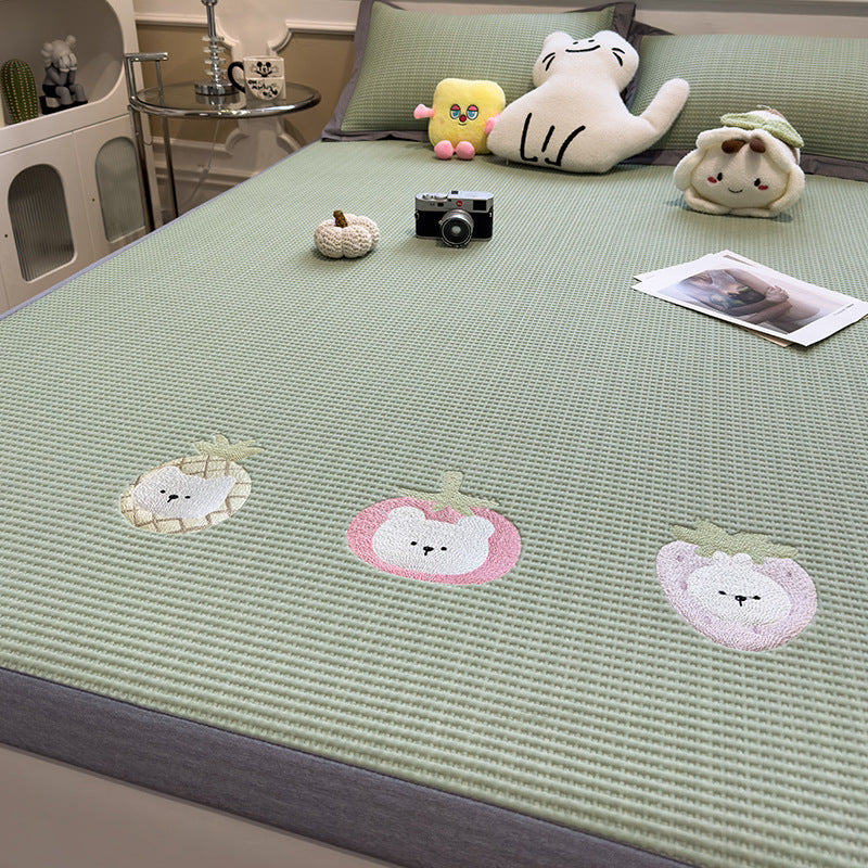 Decorative Embroidered Mattress Cover