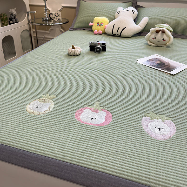 Decorative Embroidered Mattress Cover