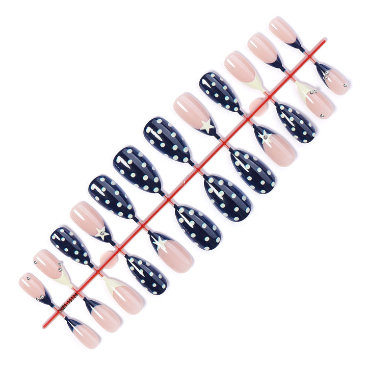 Creative Polka Dot Press-On Nails Set Stornfield