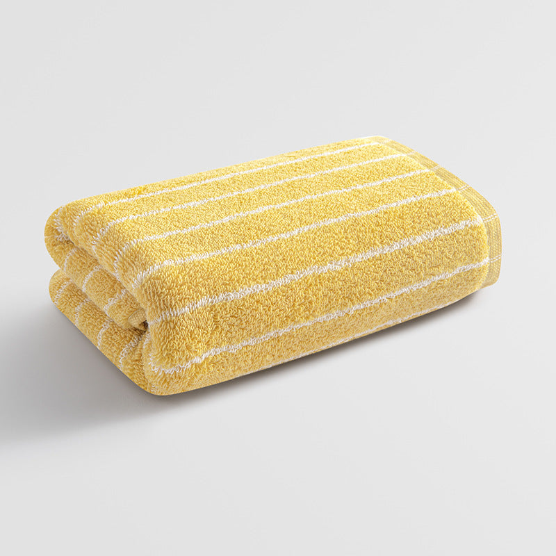 Women's Velour Bath Towel with Striped Design Stornfield