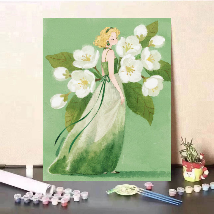 Floral Themed DIY Paint by Numbers Kit Stornfield