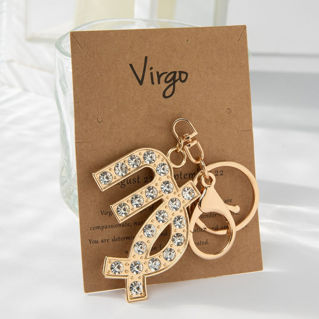 Keychain with Sparkling Bull Symbol Stornfield