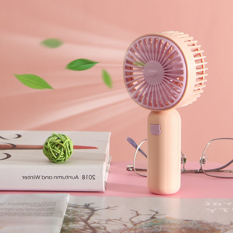 Ladies Portable Hand Fan with Cute Animal Design Stornfield
