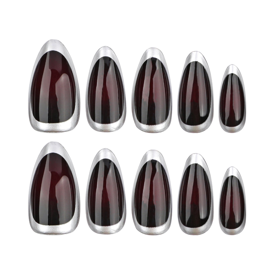 Stylish stiletto nails with elegant shine Stornfield