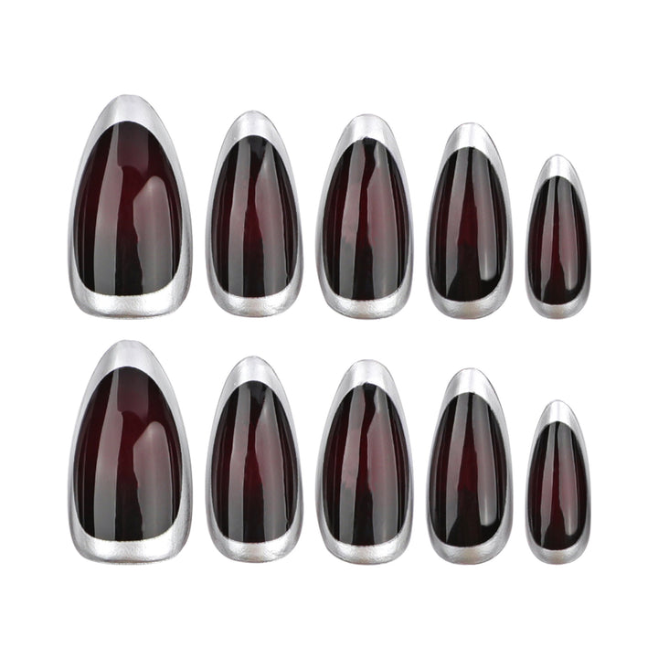 Stylish stiletto nails with elegant shine Stornfield