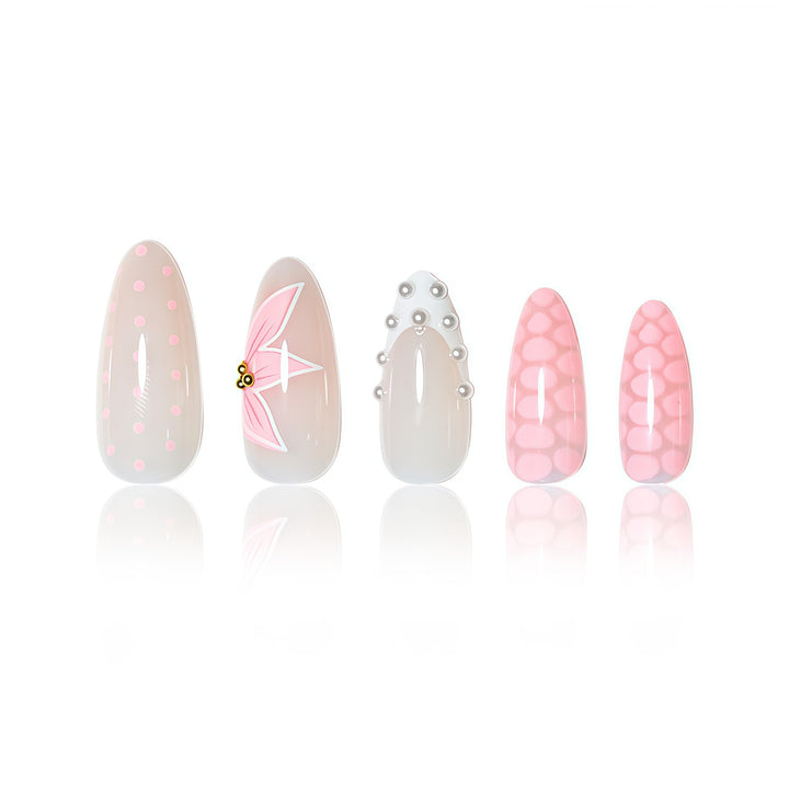 Floral Accent Nail Art Extensions Stornfield