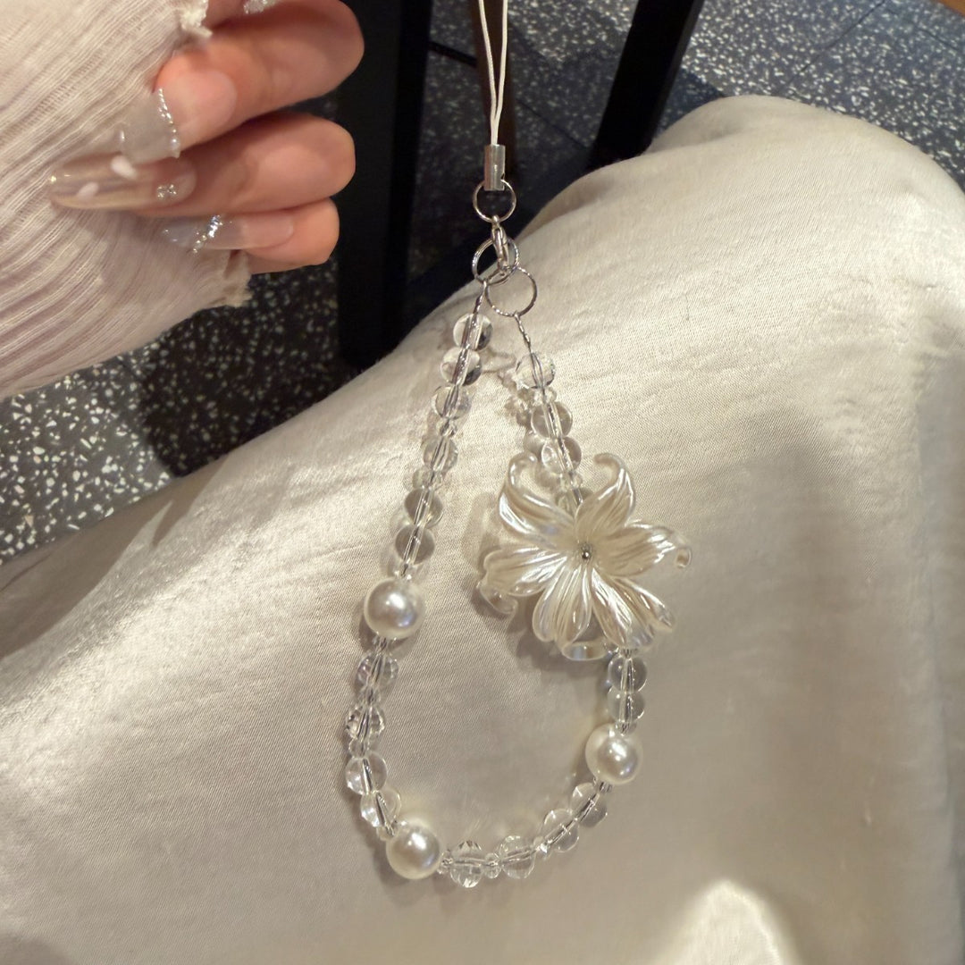 Floral Beaded Charm Phone Strap Stornfield