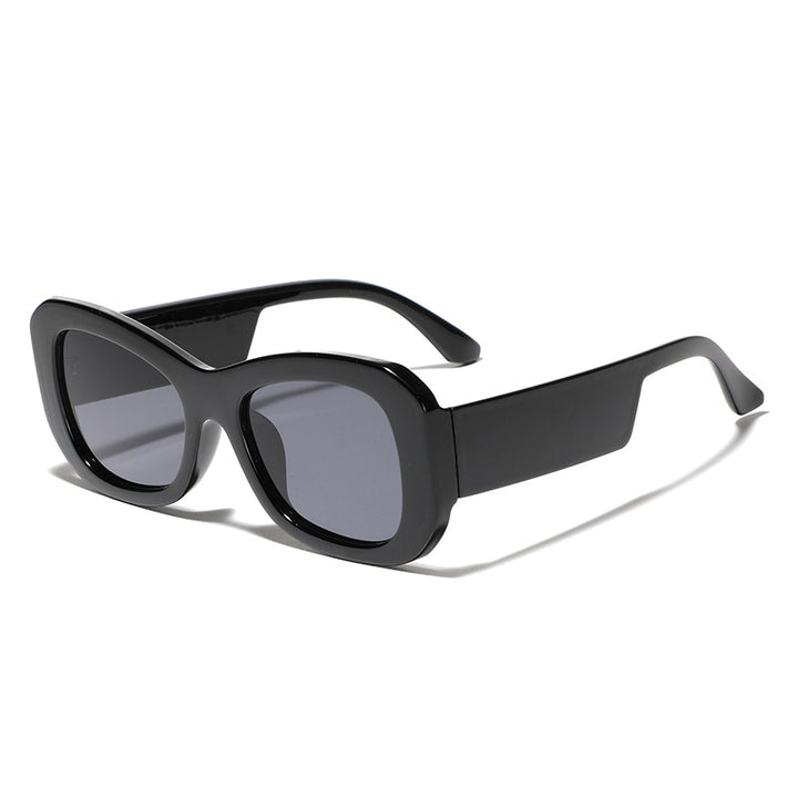 Women's modern square sunglasses with transparent frame Stornfield