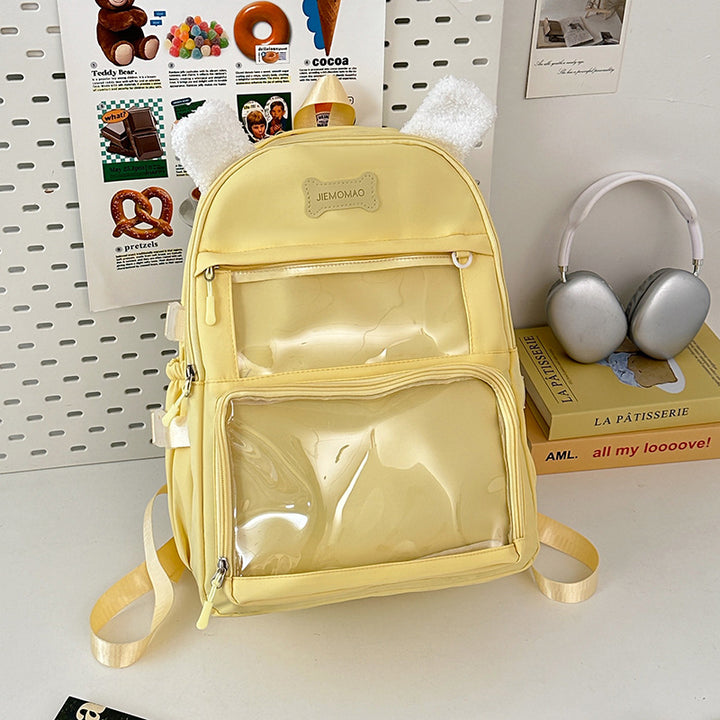 Funky Cat-Ear Design Reflective Backpack