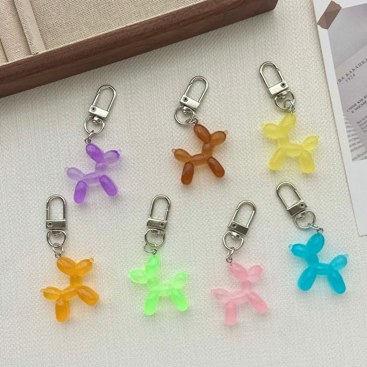 Playful Balloon Animal Keychain Stornfield