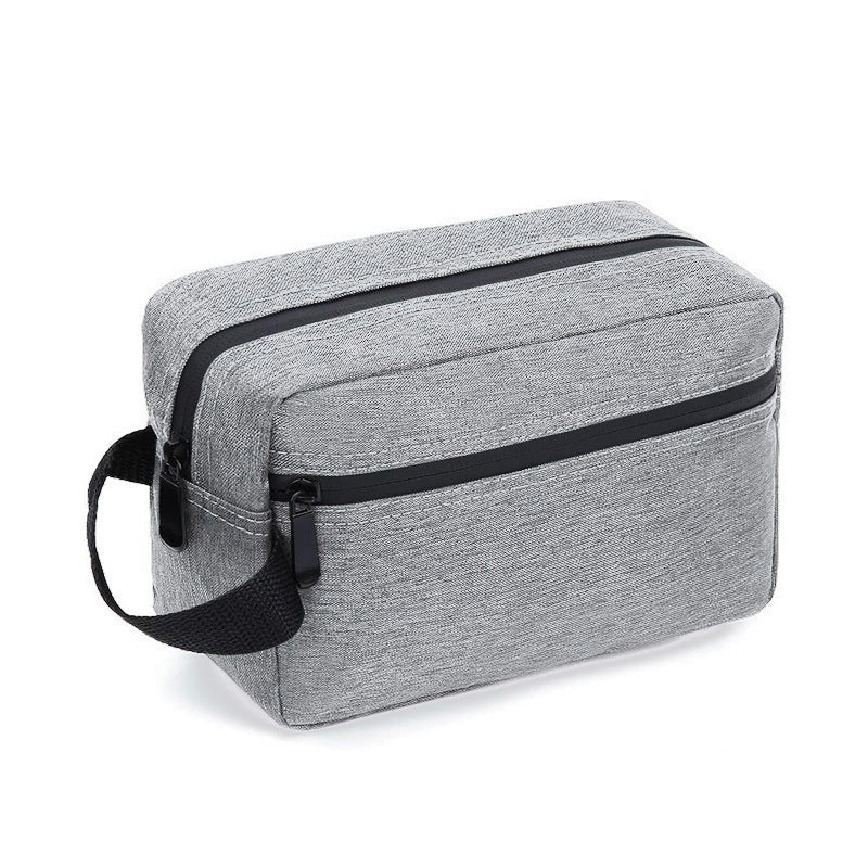 Practical cosmetic bag with two zippers Stornfield