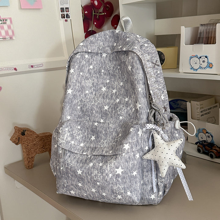 Stylish Star-Embellished Backpack Stornfield