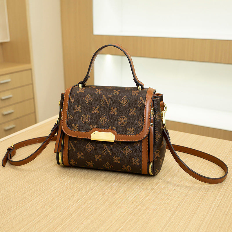 Stylish Structured Handbag with Adjustable Strap