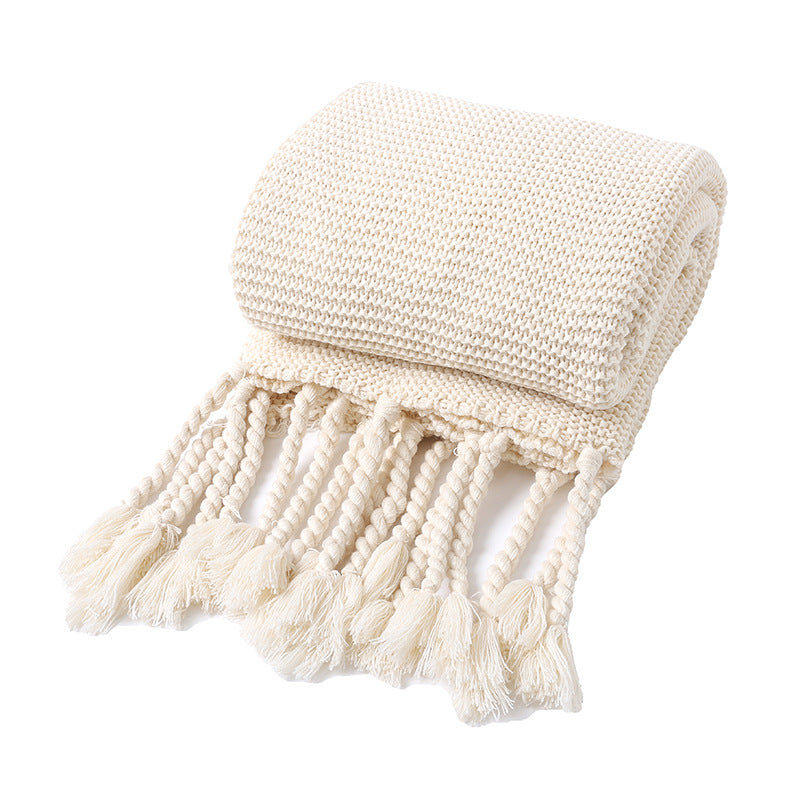 Women's high-quality knitted blanket Stornfield