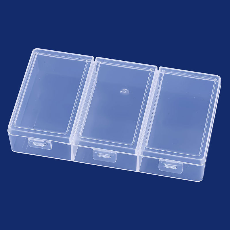Multi-Compartment Clear Craft Storage Case Stornfield