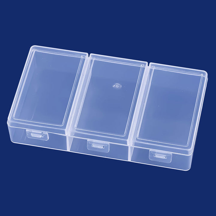 Multi-Compartment Clear Craft Storage Case Stornfield