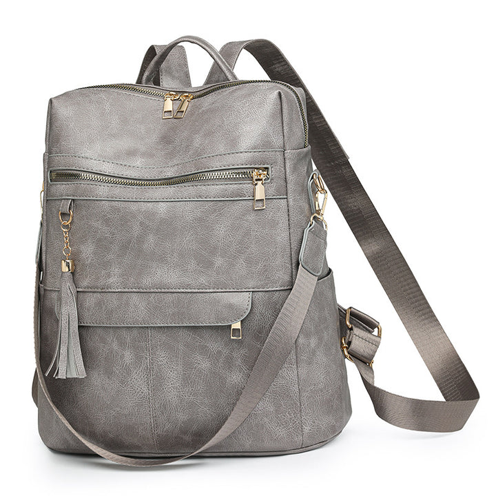 Multi-Purpose Stylish Leather Backpack Stornfield