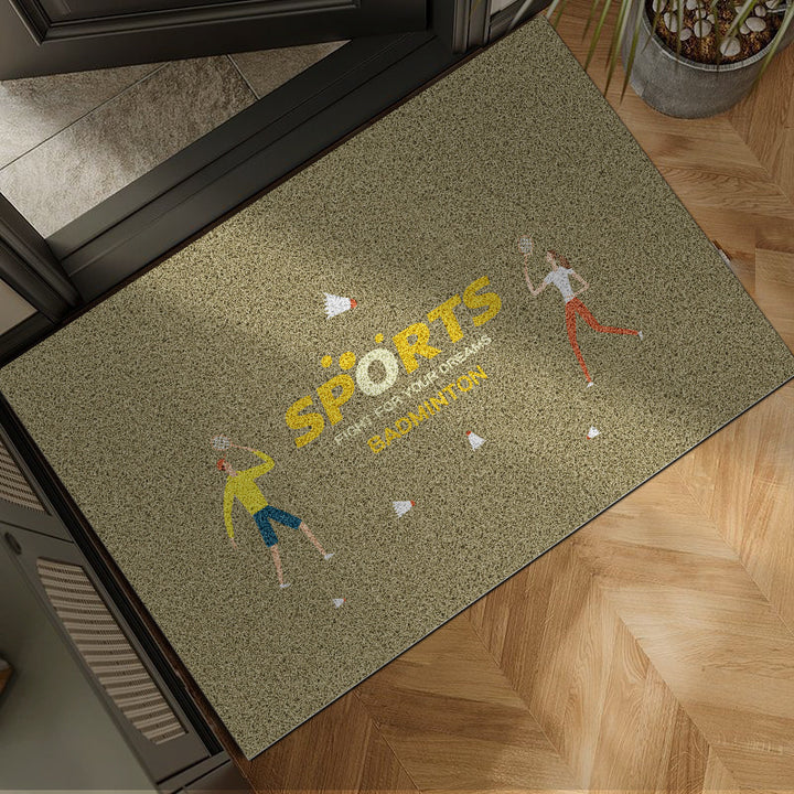 Sports-Themed Entrance Mat