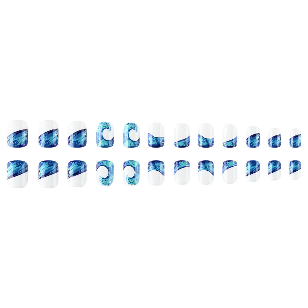 Artistic Ocean Wave Nail Art Set Stornfield