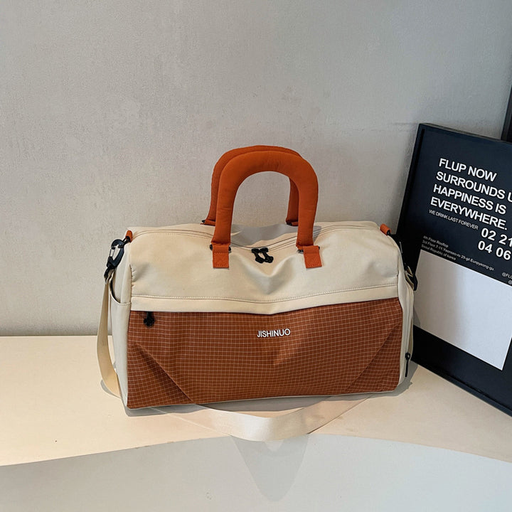 Sporty Leisure Duffel Bag with Ergonomic Handles and Multiple Compartments Stornfield