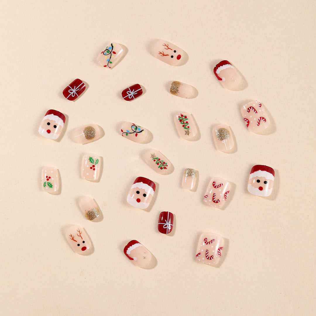 Festive Holiday-Themed 3D Nail Art Stornfield