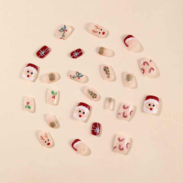 Festive Holiday-Themed 3D Nail Art Stornfield