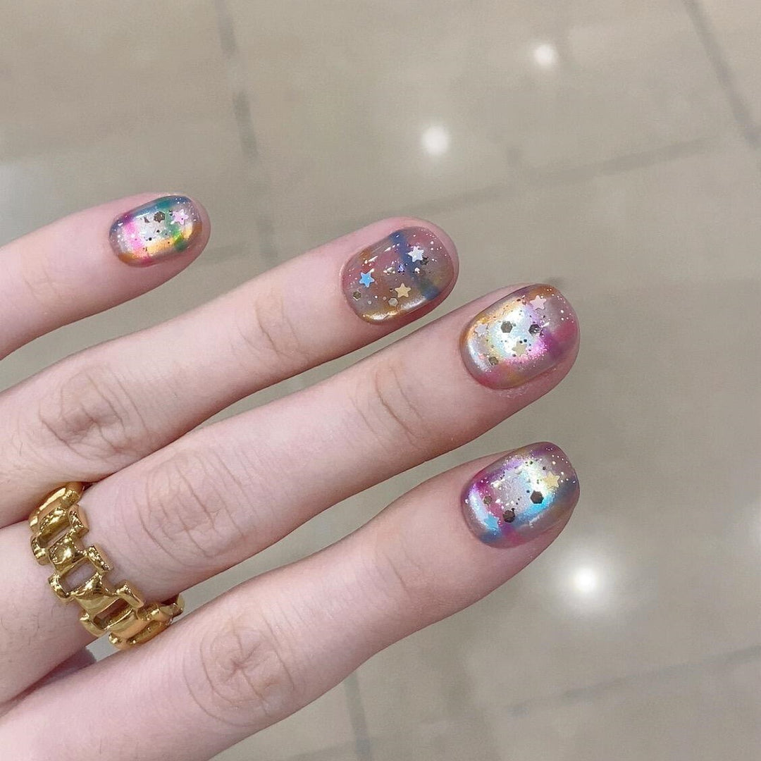 Glamorous artificial nails with multifunctional design Stornfield
