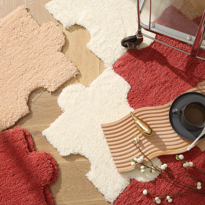 Soft Plush Puzzle-Shaped Bath Mat