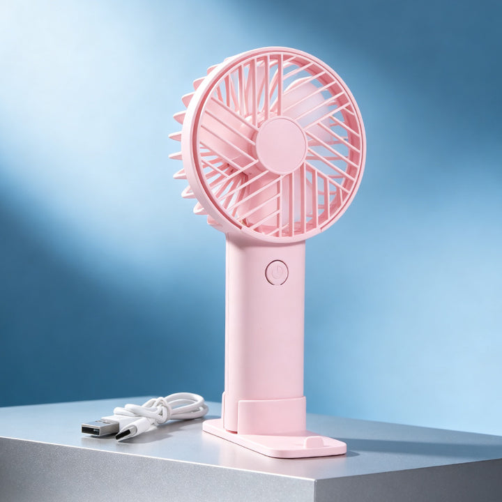 Ladies Portable Handheld Fan with Cute Bear Design Stornfield