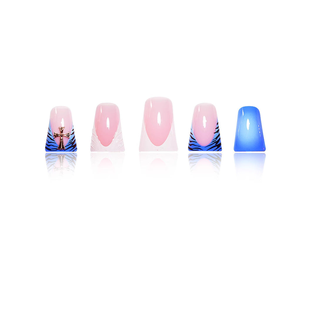Creative Multi-Design Press-On Nails Stornfield
