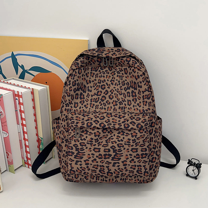 Stylish Backpack in Leopard Print Stornfield