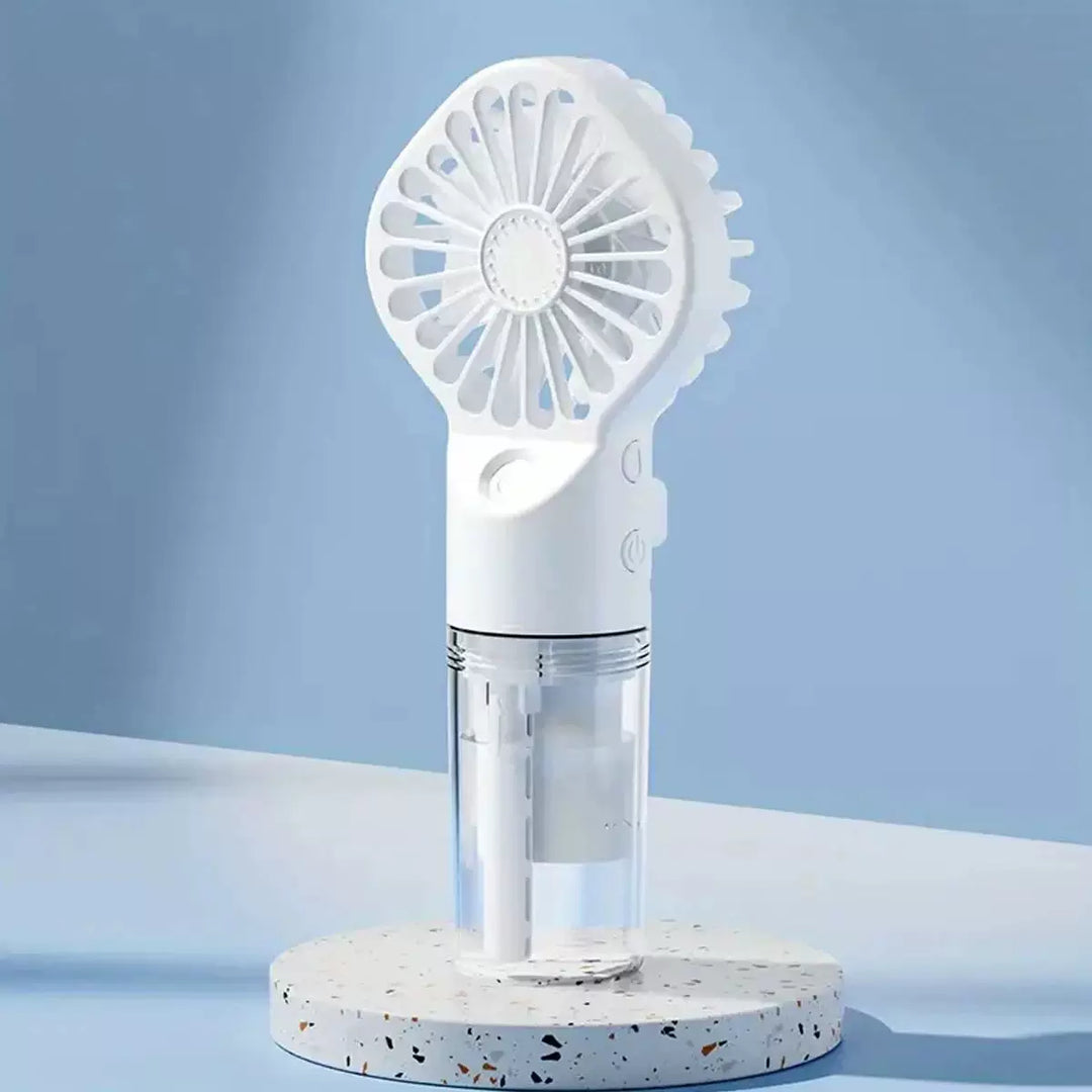 Unisex one size rechargeable handheld mister with removable clear water tank and adjustable airflow Stornfield