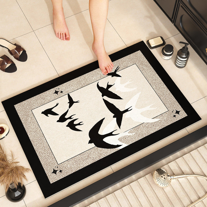 Plush Absorbent Bath Mat