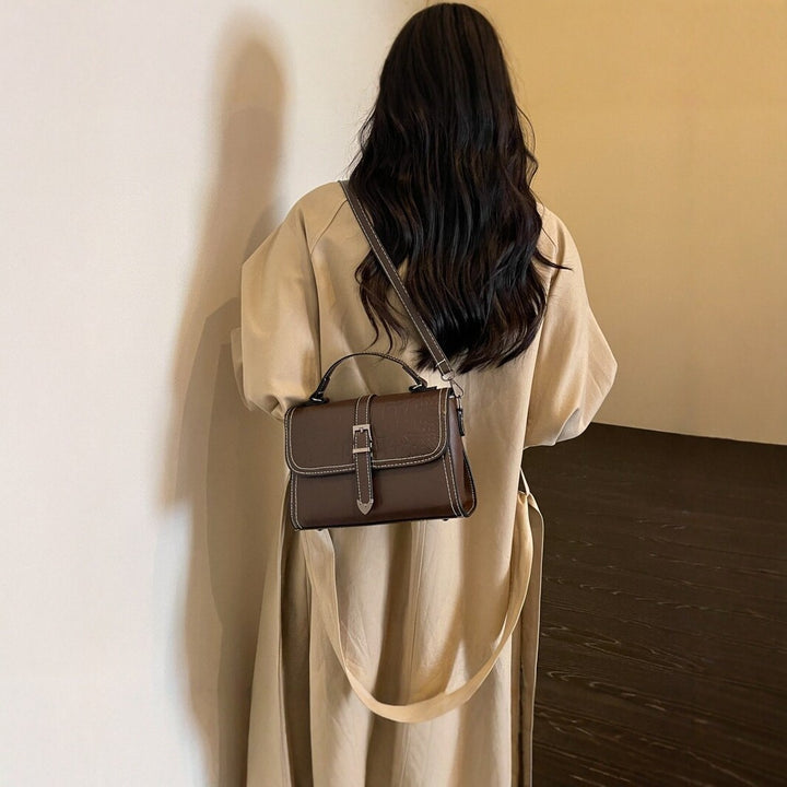 Vintage Crocodile Pattern Handbag